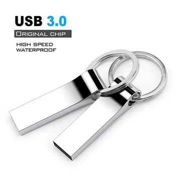 USB флаш памети с капацитет от 2 TB с метален брелоком за ключове USB флаш диск Pendrive Flash Memory Stick USB3.0