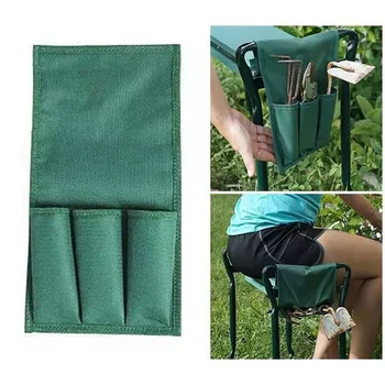 Нова странична чанта за инструменти от 2 теми, джобове, джоб за градински пейки, градински столове за коленопреклонения, градинарство, идеален подарък за градинари