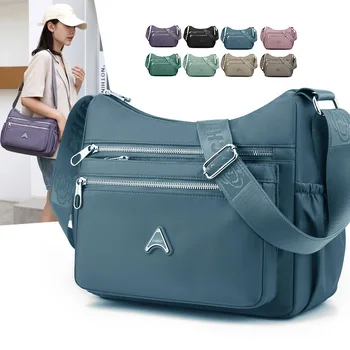 Голям голям чанта за майките, новост 2023 г., женствена чанта през рамо, модерен пътна женствена чанта за пазаруване с множество офиси